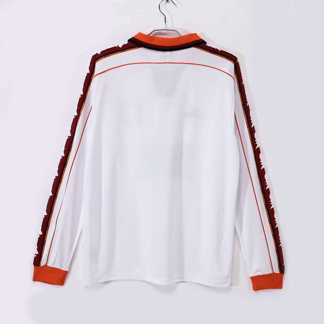 AS Roma 1998/99 Away Long Sleeve Retro Jersey - Back