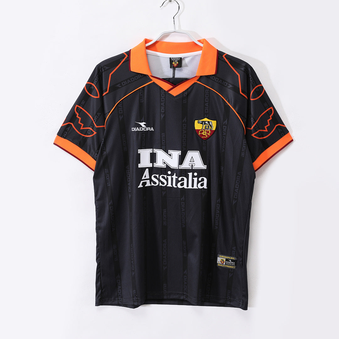 AS Roma 1999/00 Away Retro Jersey - Front