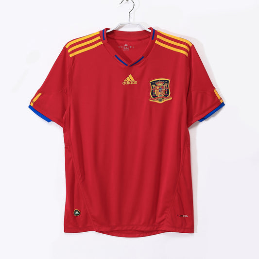 Spain 2010 Home Retro Jersey - Front