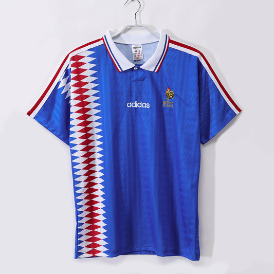 France 1994 Home Retro Jersey - Front