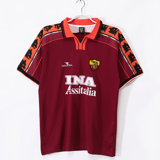 AS Roma 1998/99 Home Retro Jersey - Front