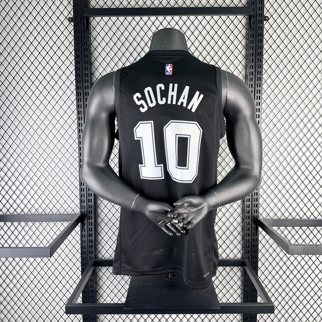 San Antonio Spurs Jeremy Sochan #10 City Edition Jersey 2025/26 - view 2