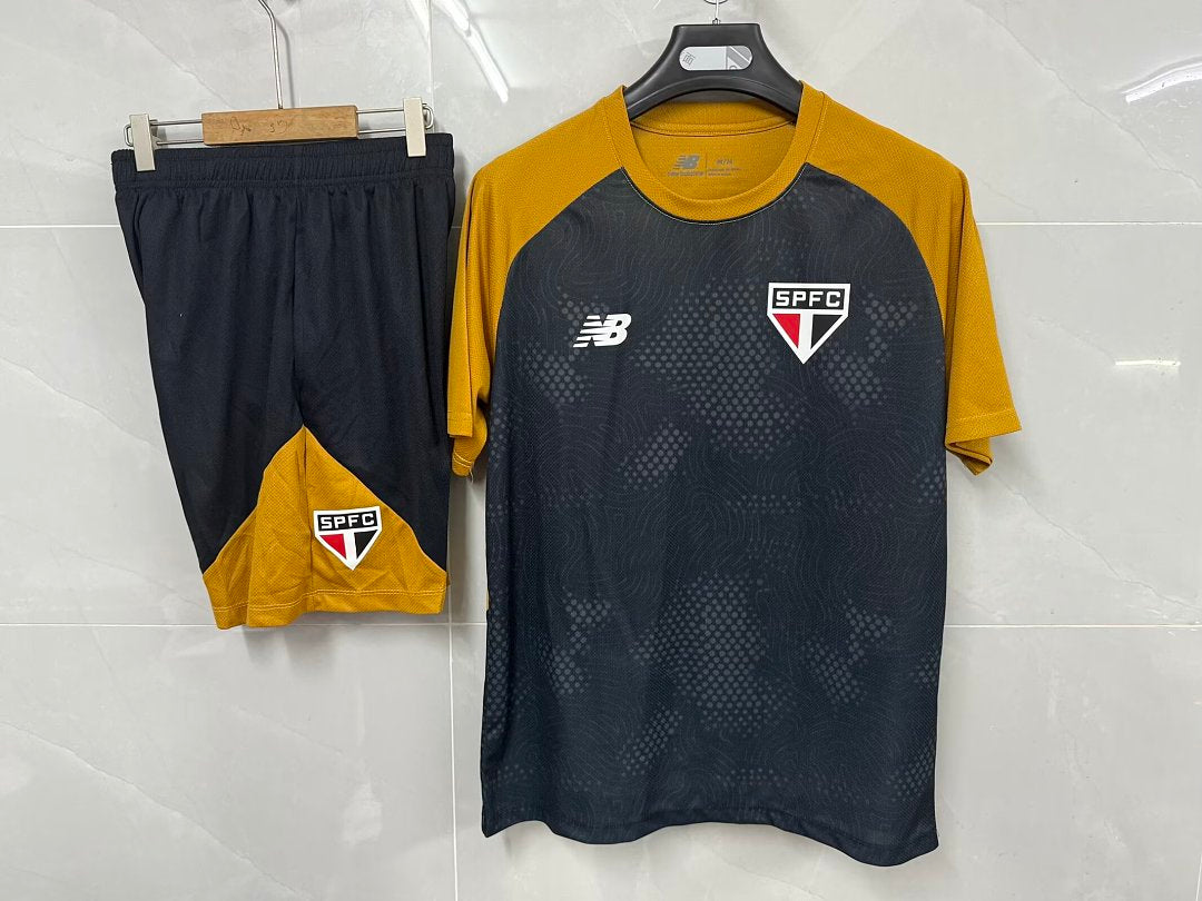 Sao Paulo Black Short-Sleeve Training Kit 2026/27