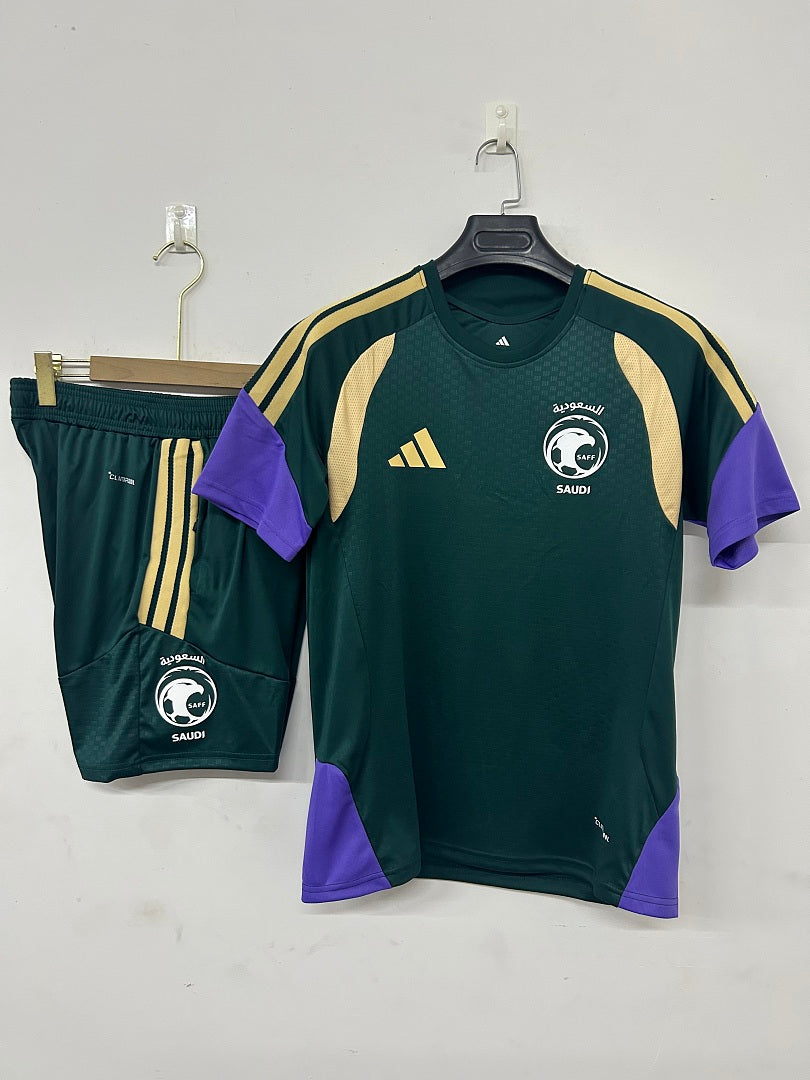 Saudi Arabia Dark Green Short-Sleeve Training Kit 2026/27