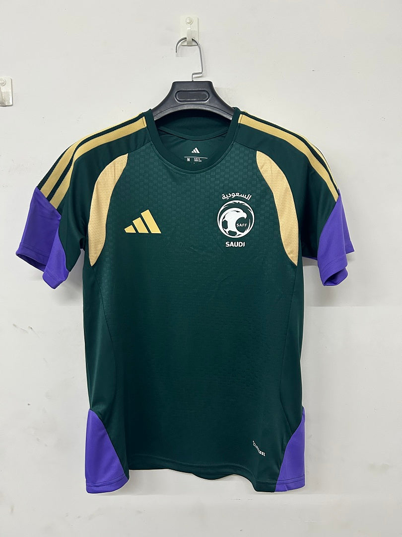 Saudi Arabia Dark Green Short-Sleeve Training Kit 2026/27 - view 3