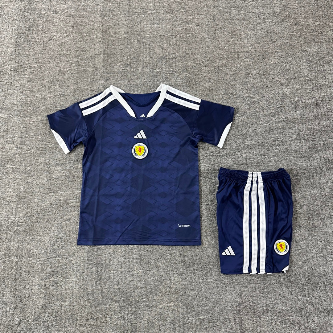 Scotland 2026/27 Home Kids Football Kit Kids Version - Front