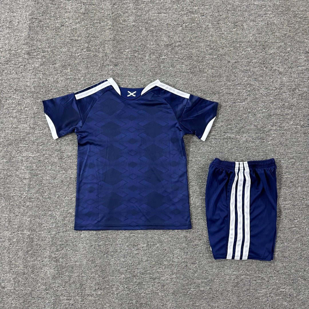 Scotland 2026/27 Home Kids Football Kit Kids Version - Back