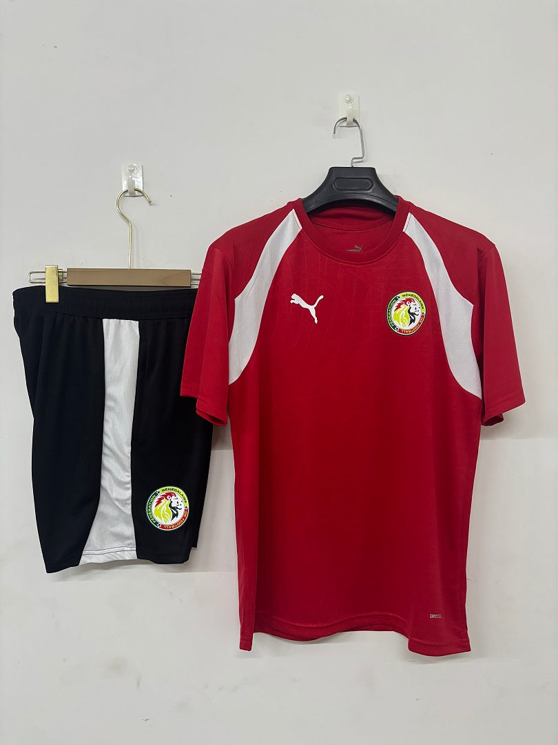 Senegal Red Short-Sleeve Training Kit 2026/27