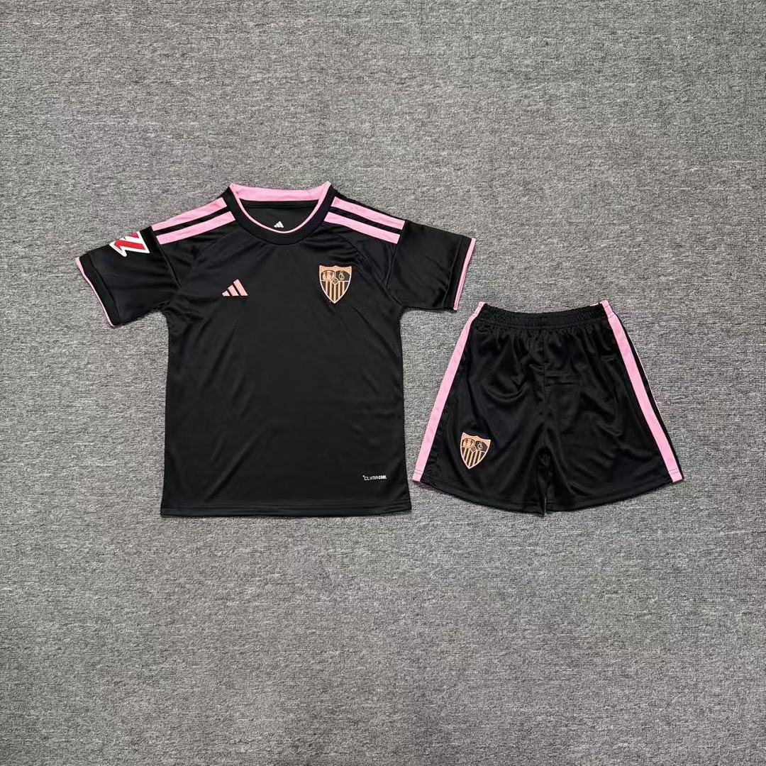 Sevilla 2026/27 Third Kids Football Kit - Front