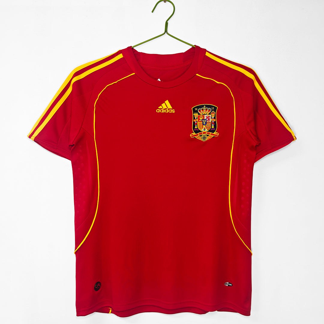Spain 2008 Home Retro Jersey - Front