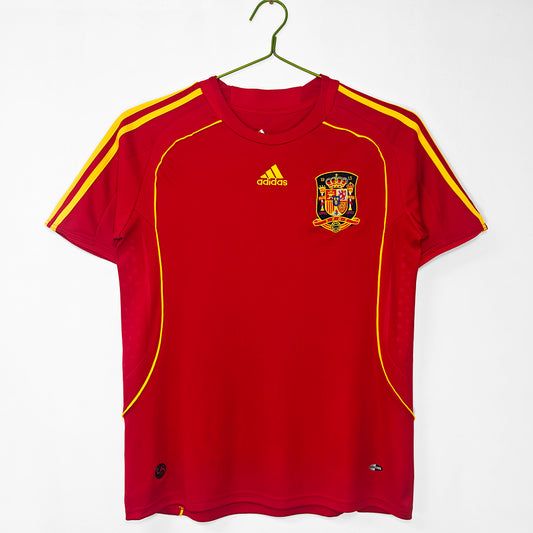 Spain 2008 Home Retro Jersey - Front