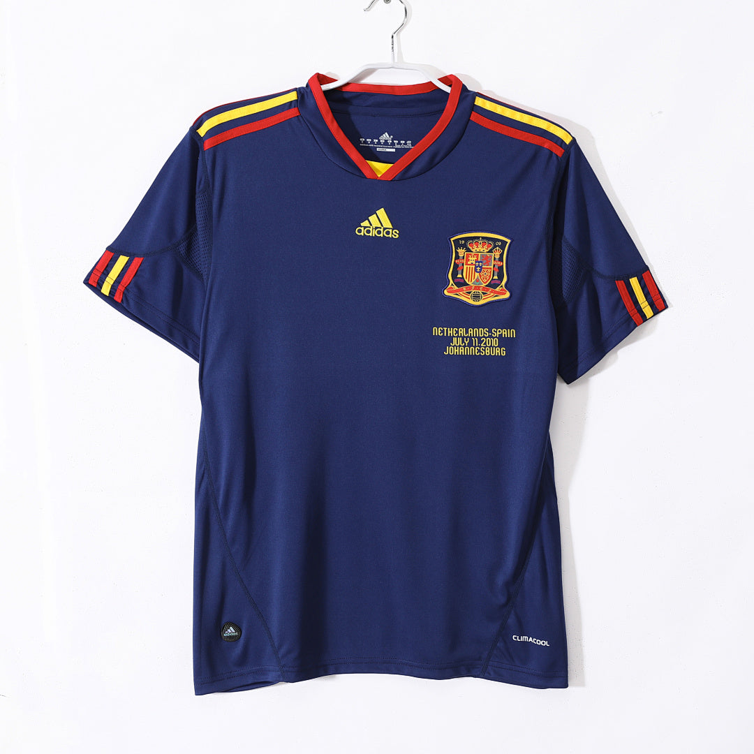 Spain 2010 Away Retro Jersey - Front