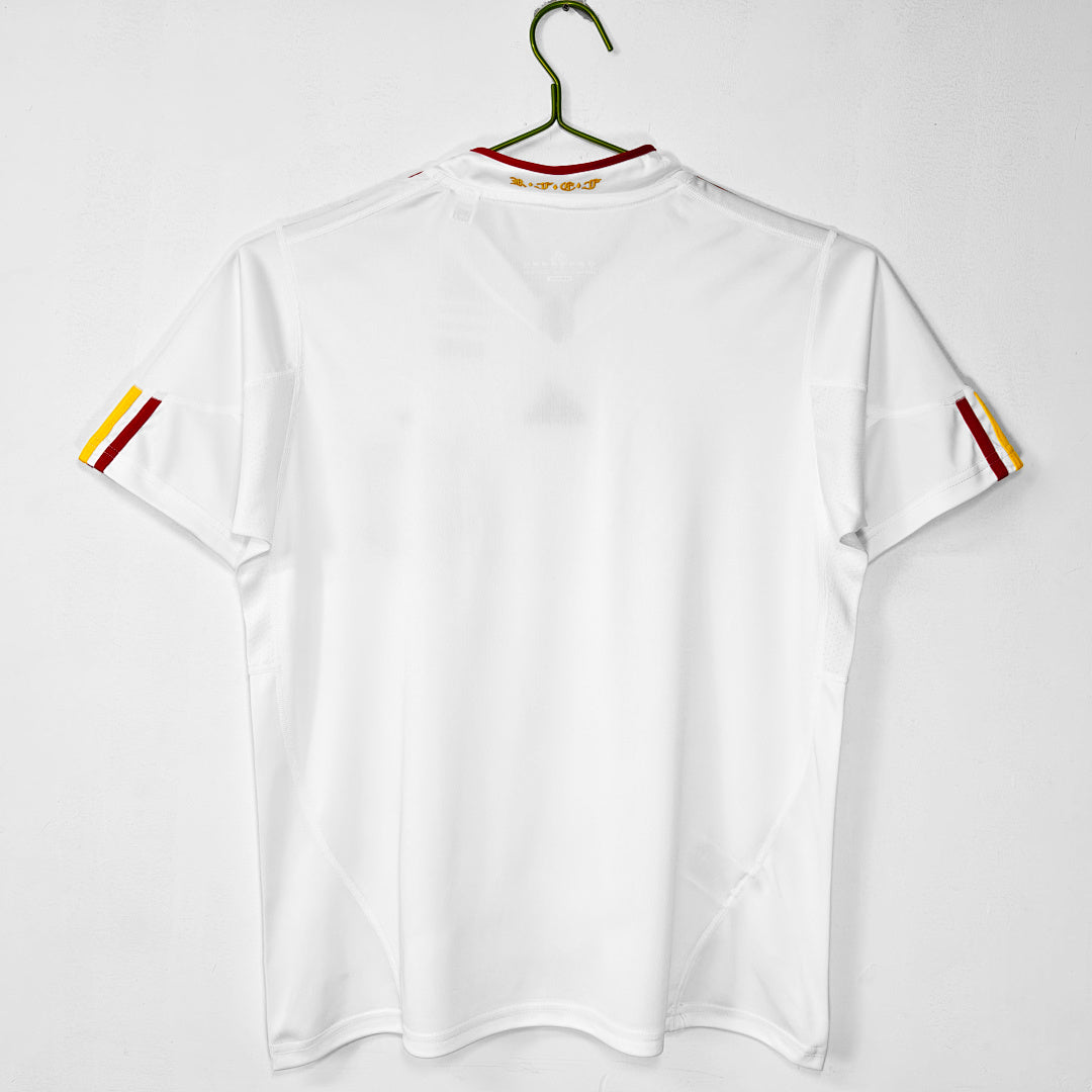 Spain 2011/12 Away White Retro Jersey - Back