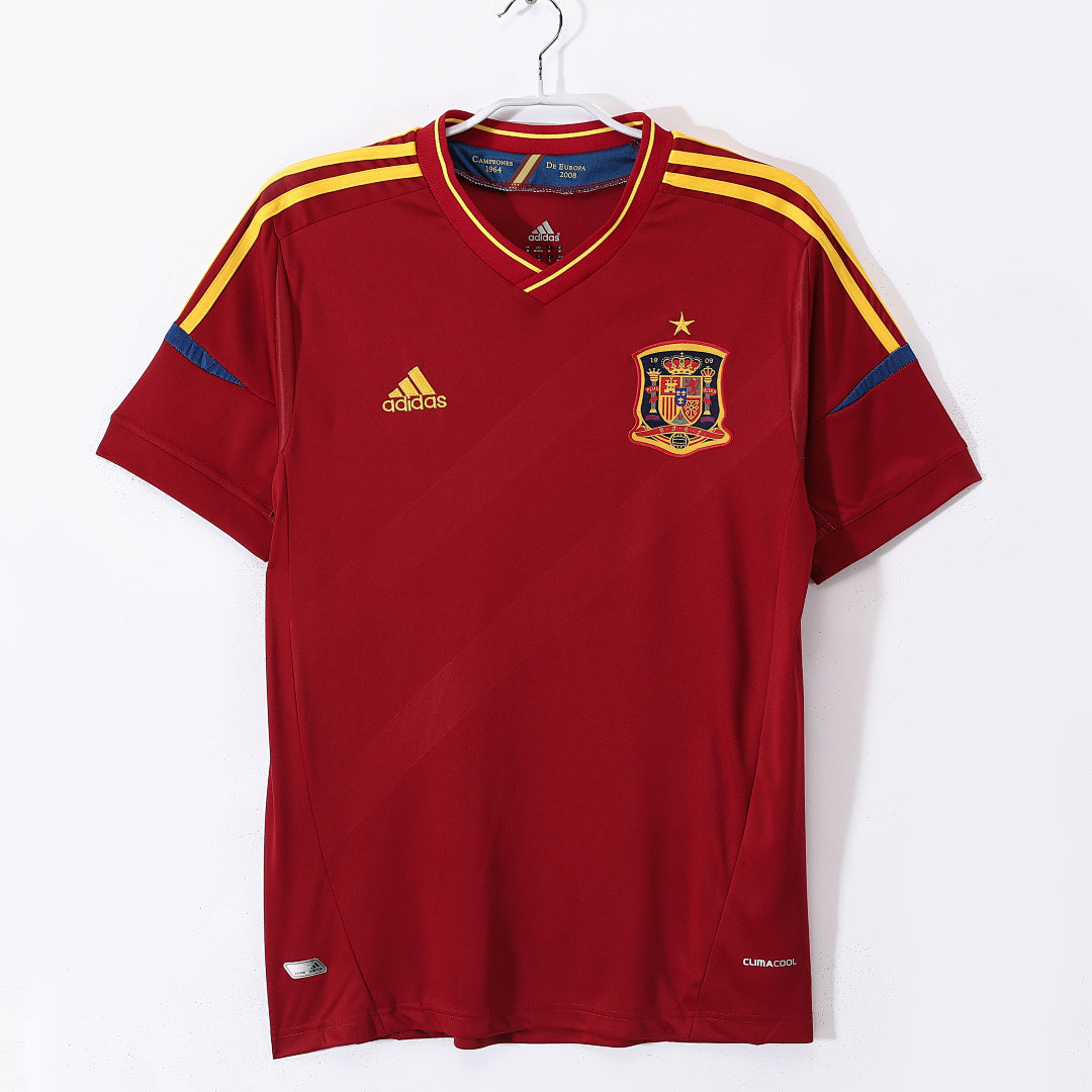 Spain 2012 Home Retro Jersey - Front