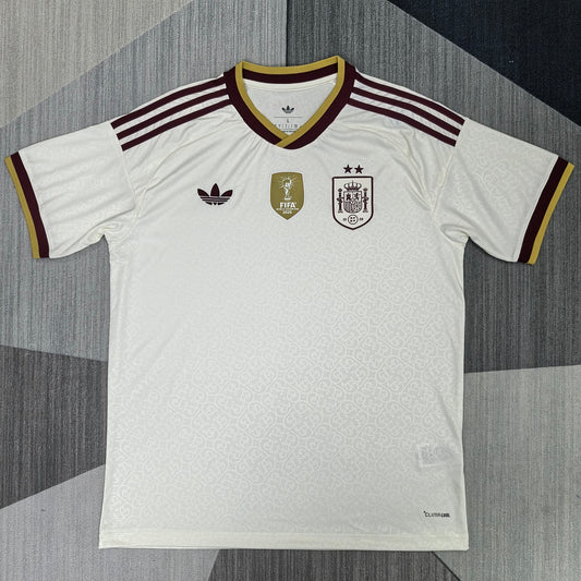 Spain 2026 Away 2-Star Champions Badge Fan Version Jersey - Front