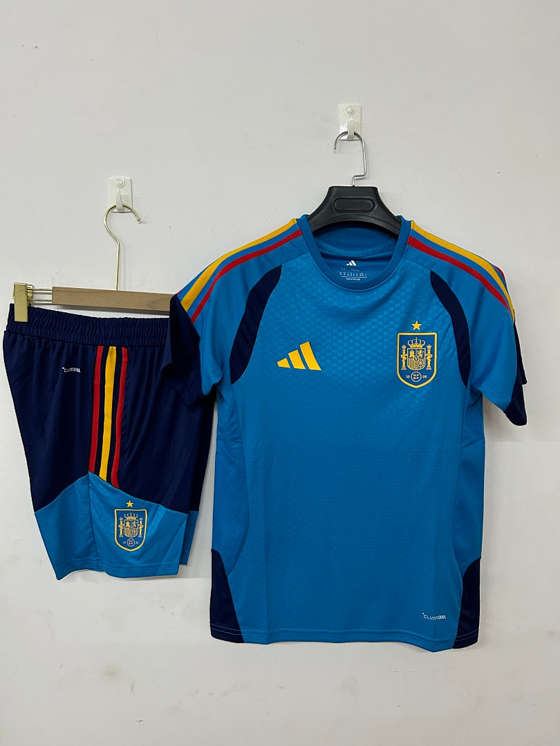 Spain Blue Short-Sleeve Training Kit 2026/27