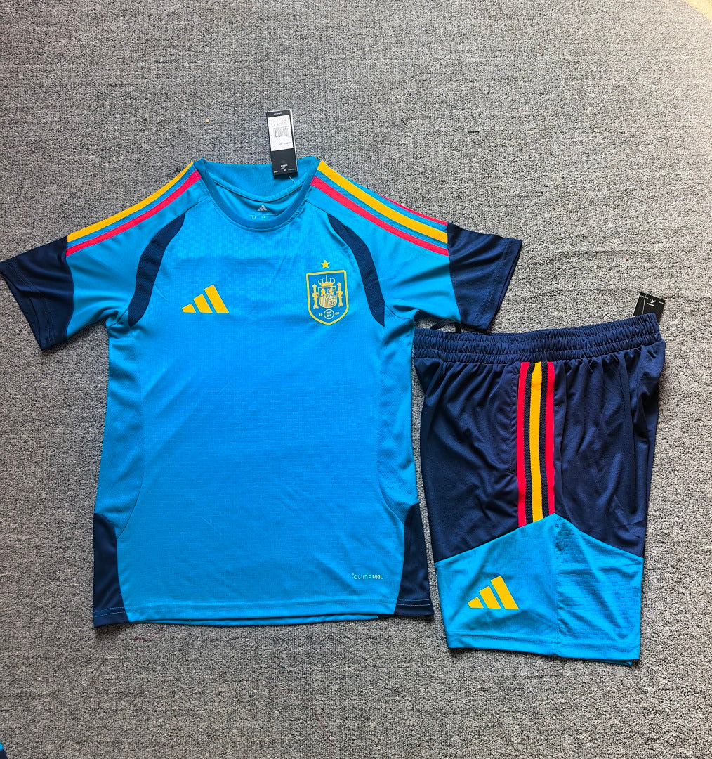 Spain Blue Short-Sleeve Training Kit 2026/27 - view 3