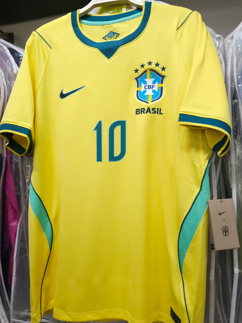 [stock] Brazil Yellow Home Jersey - Neymar Jr #10 Nike