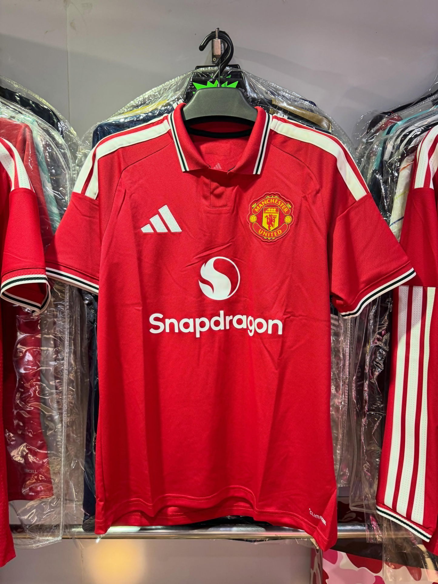[stock] Manchester United 2026/27 Red Home Jersey - Adidas Snapdragon Blank
