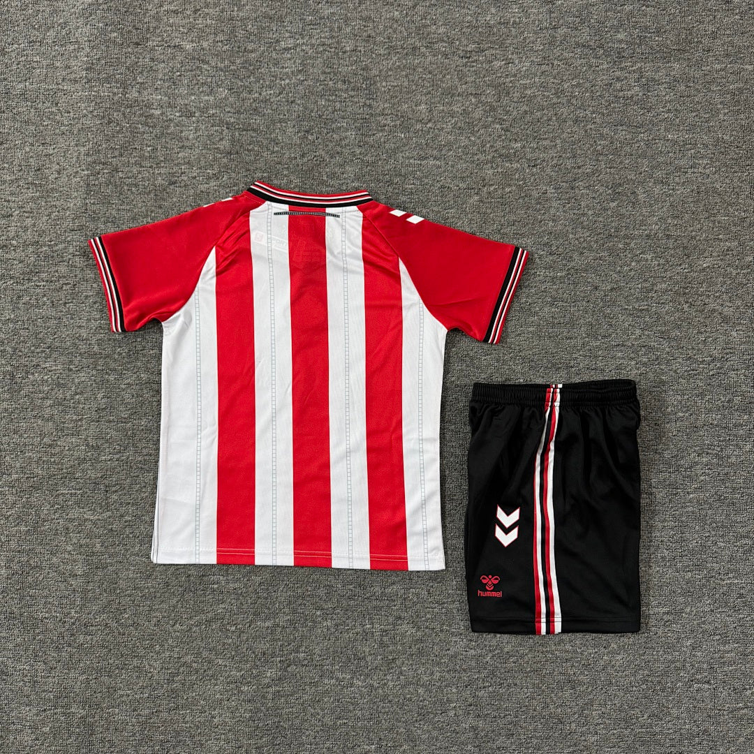 Sunderland 2025/26 Home Kids Football Kit - Back