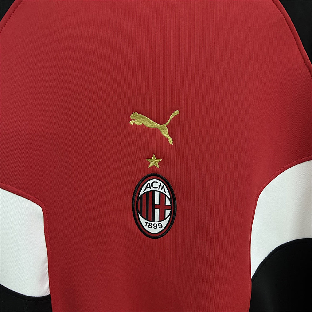 AC Milan Red & Black Winter Sweatshirt - image 2
