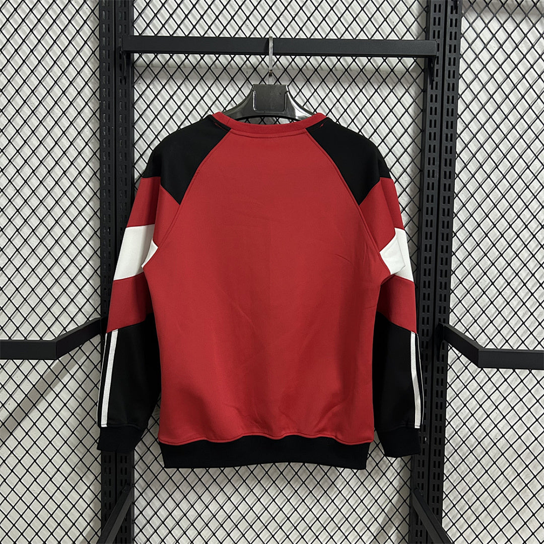 AC Milan Red & Black Winter Sweatshirt - image 5