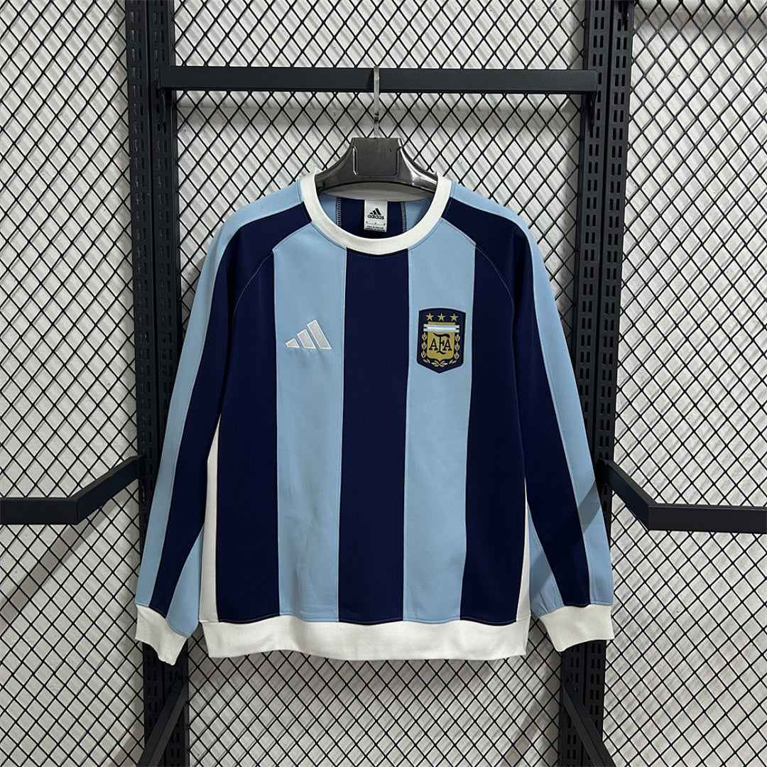 Argentina Blue Gradient Winter Sweatshirt - image 1