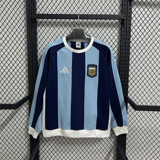 Argentina Blue Gradient Winter Sweatshirt - image 1
