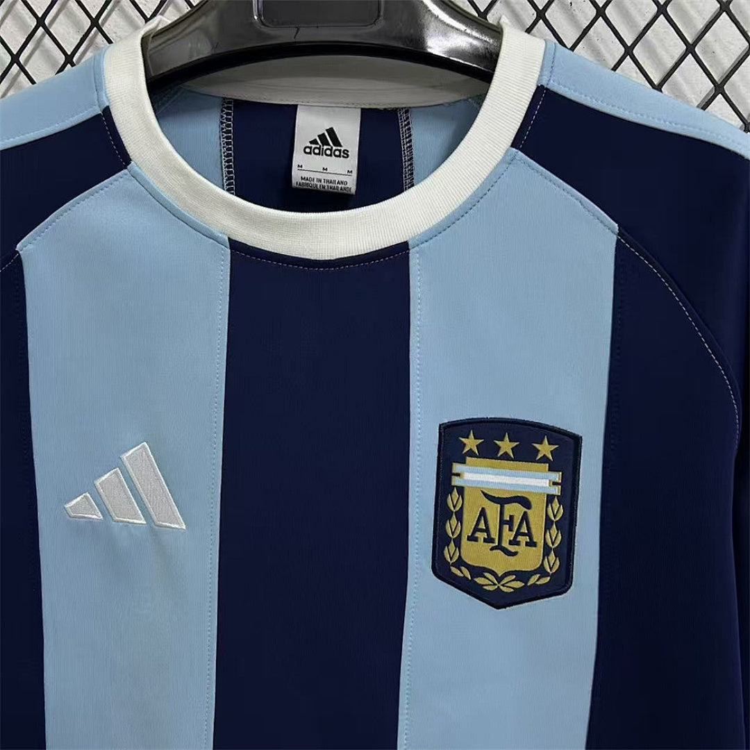 Argentina Blue Gradient Winter Sweatshirt - image 3