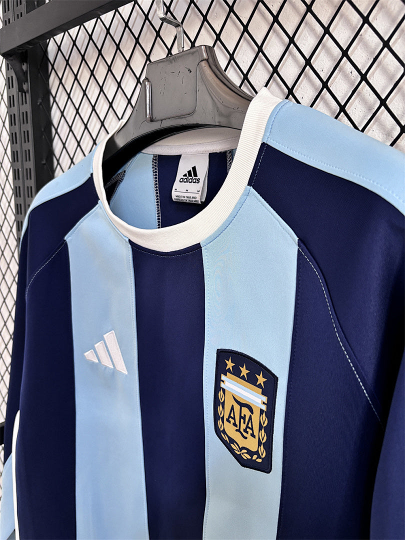 Argentina Blue Gradient Winter Sweatshirt - image 4