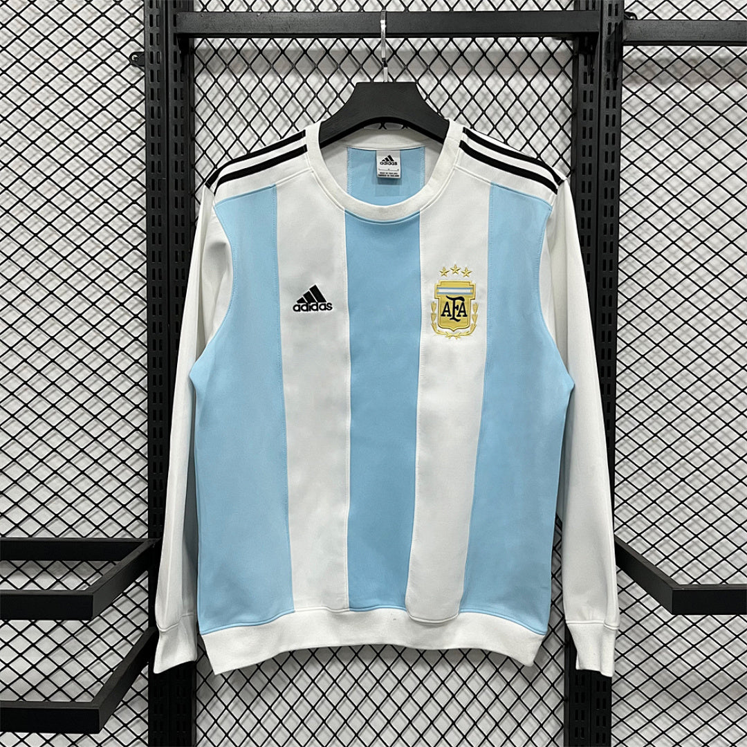 Argentina White & Blue Winter Sweatshirt - image 1