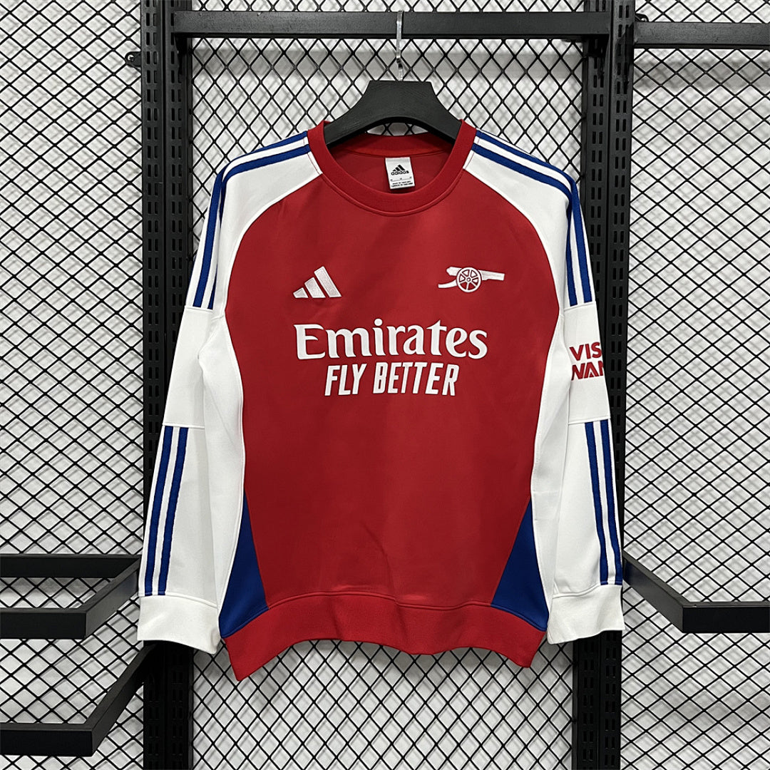 Arsenal Red & White Winter Sweatshirt - image 1