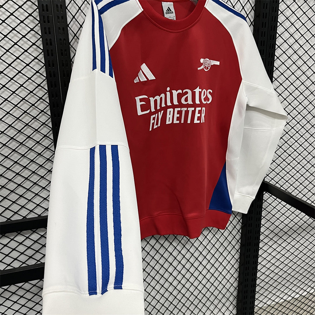 Arsenal Red & White Winter Sweatshirt - image 3