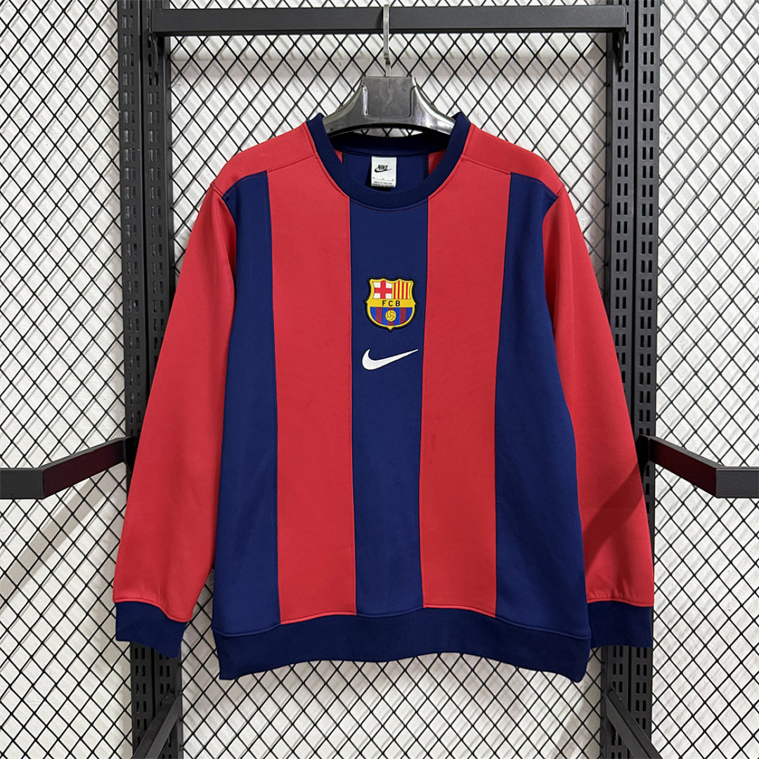 Barcelona Red & Blue Winter Sweatshirt - image 1