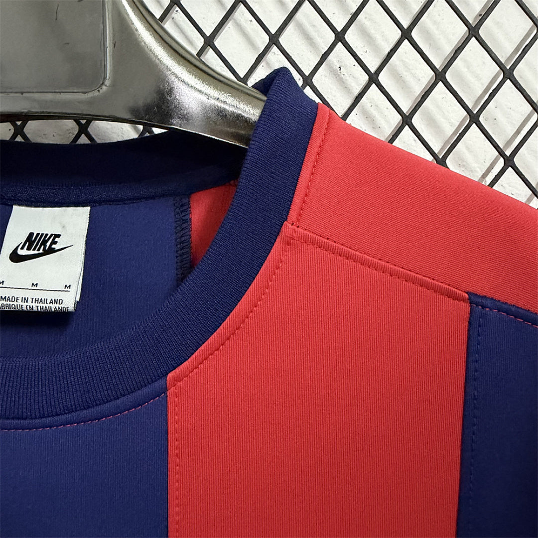 Barcelona Red & Blue Winter Sweatshirt - image 3