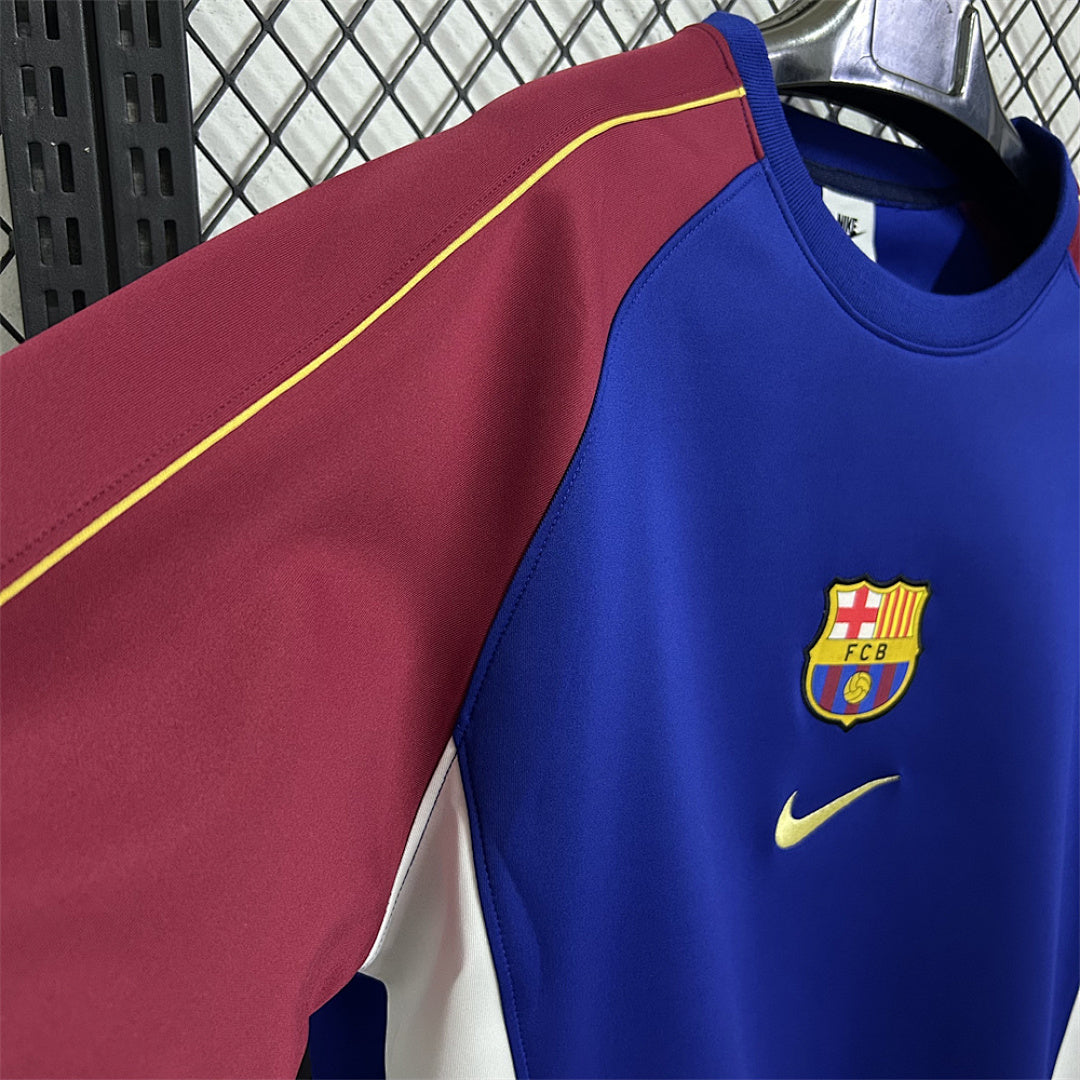 Barcelona Royal Blue & Burgundy Winter Sweatshirt - image 3