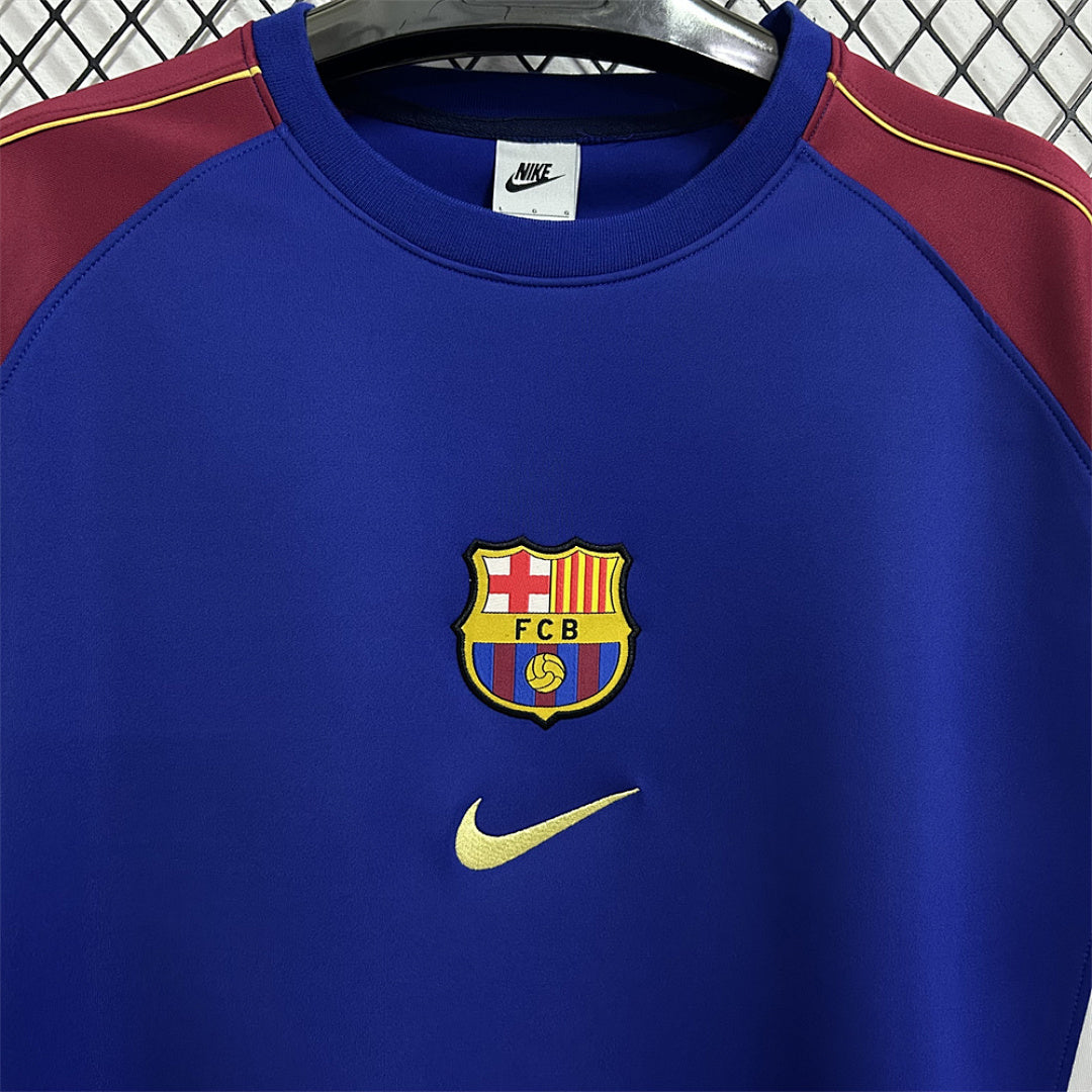 Barcelona Royal Blue & Burgundy Winter Sweatshirt - image 4
