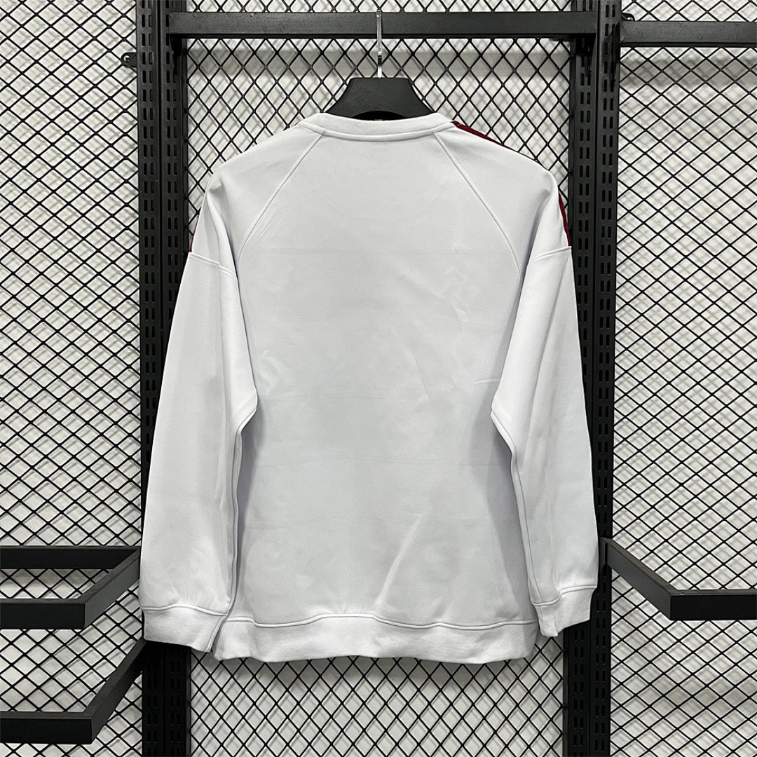 Bayern Munich White Color Block Winter Sweatshirt - image 4
