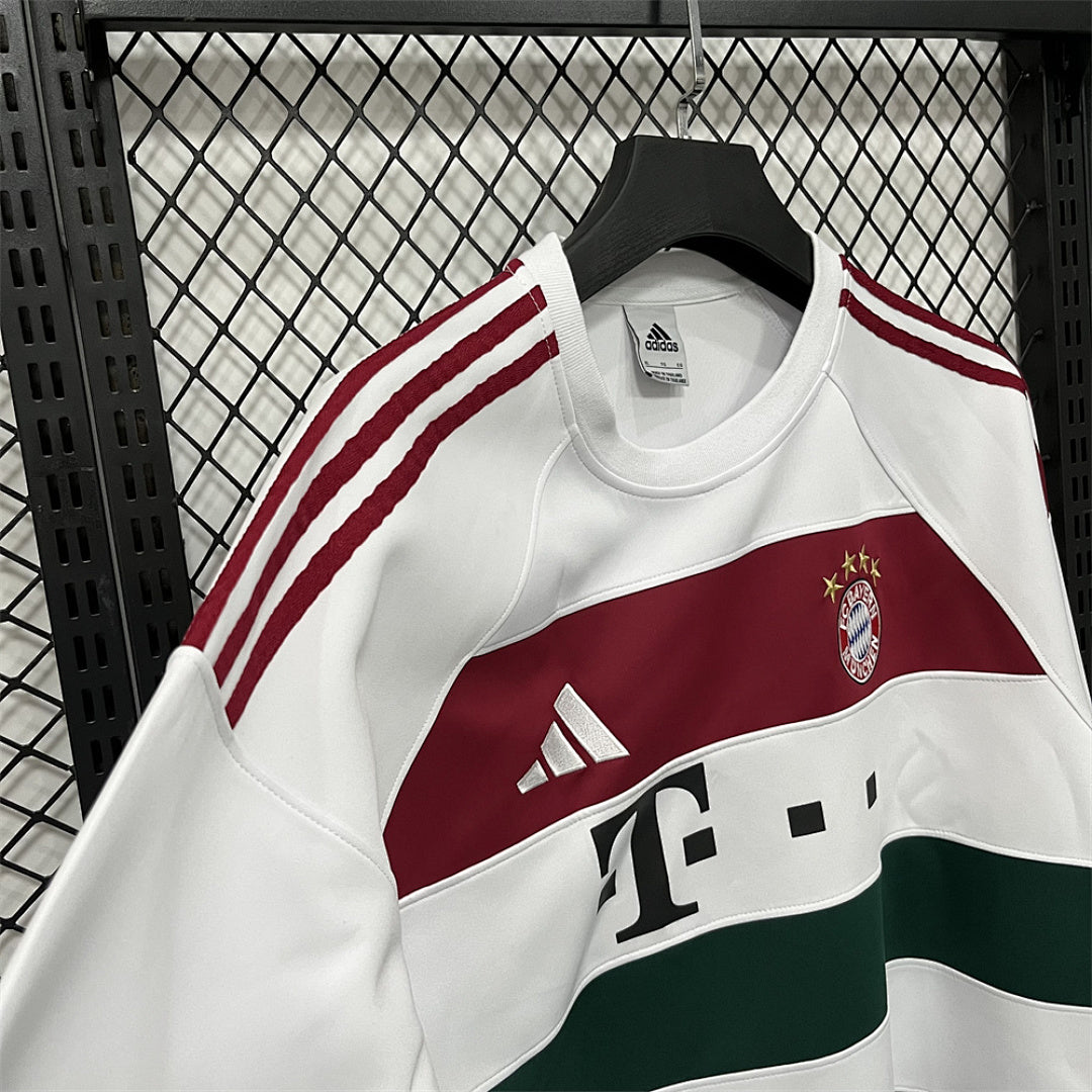 Bayern Munich White Color Block Winter Sweatshirt - image 8