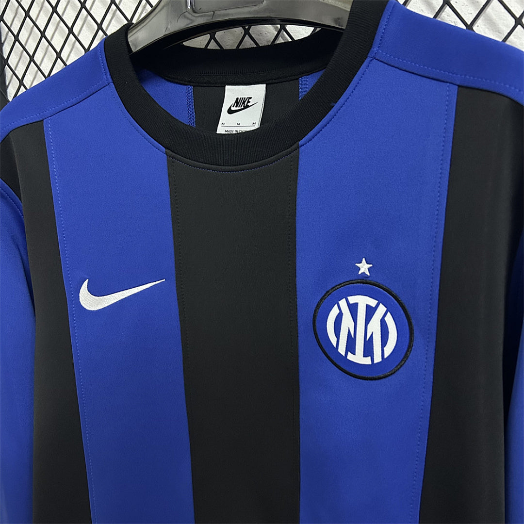 Inter Milan Blue & Black Gradient Winter Sweatshirt - image 3