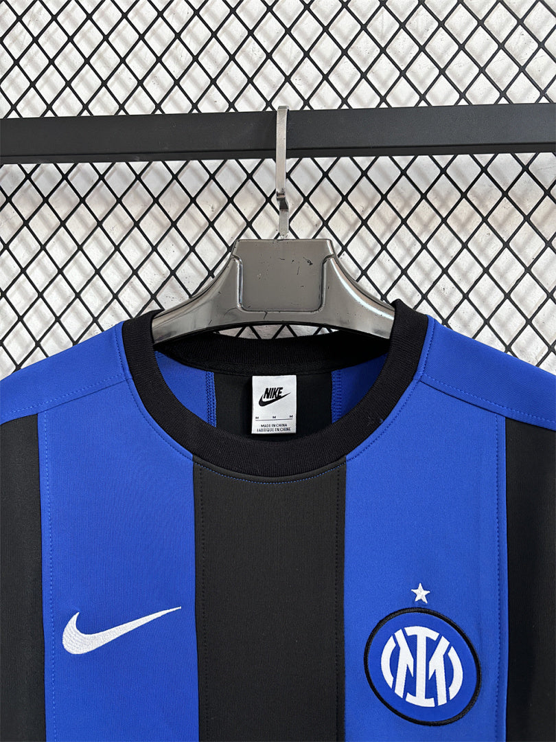 Inter Milan Blue & Black Gradient Winter Sweatshirt - image 5