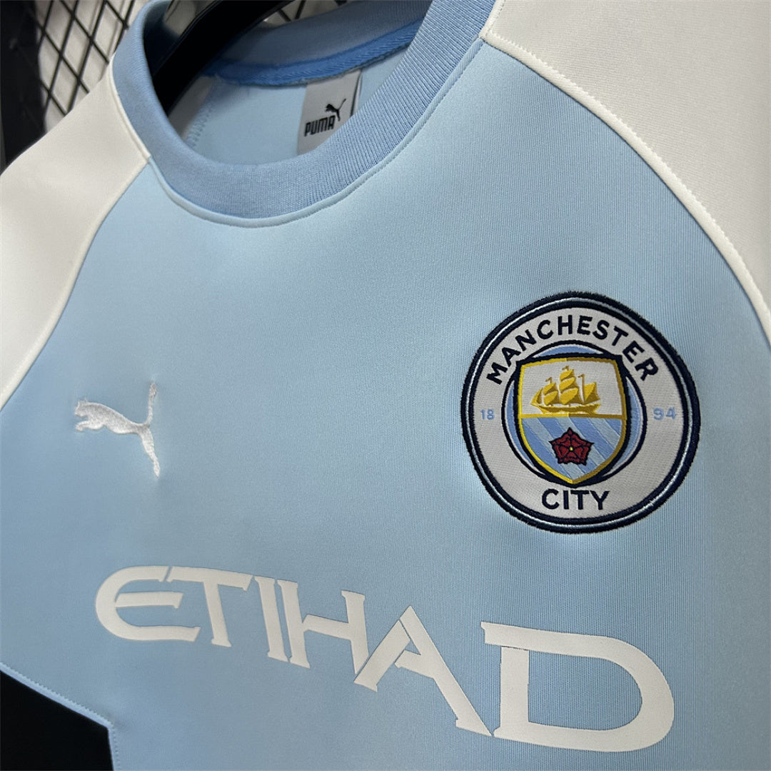 Manchester City Blue & White Winter Sweatshirt - image 2