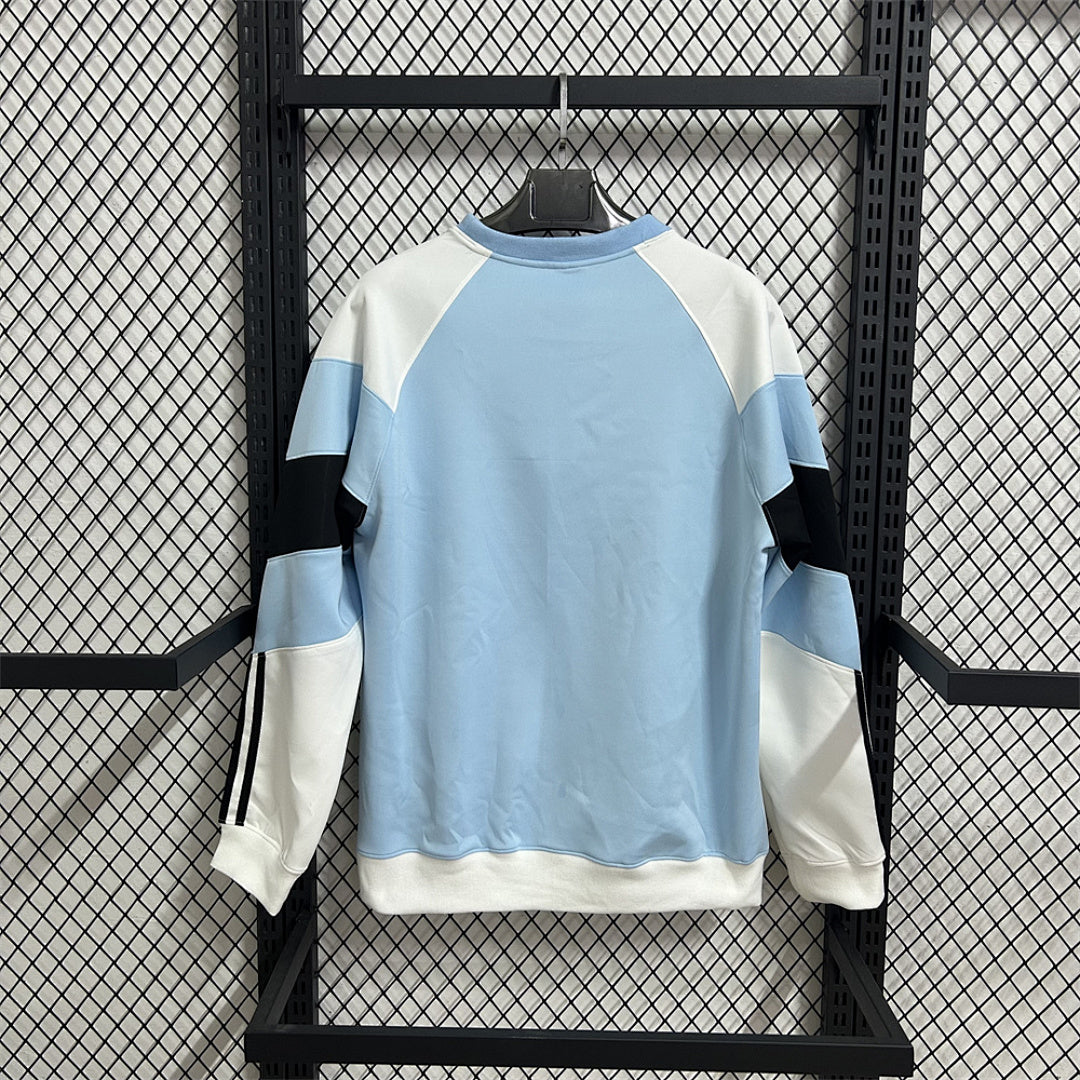 Manchester City Blue & White Winter Sweatshirt - image 4
