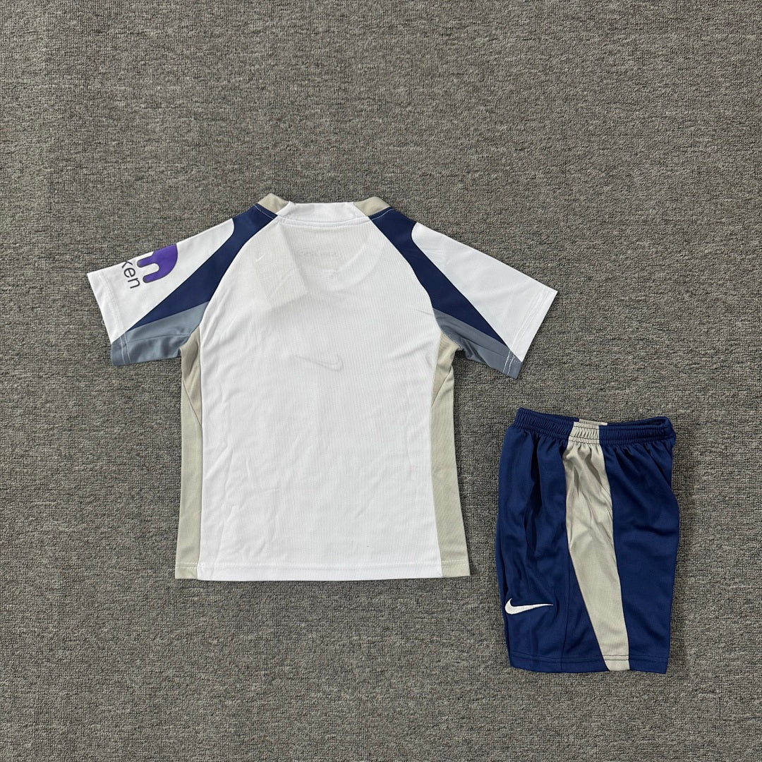 Tottenham Hotspur 2025/26 Home Kids Football Kit - Back