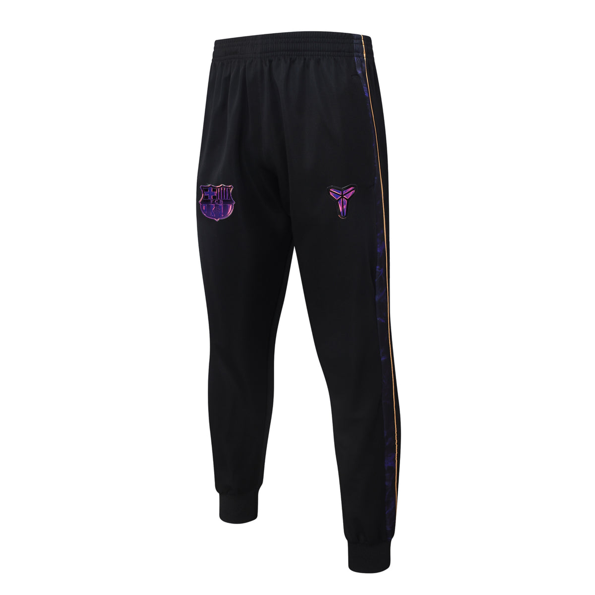 2026/27 FC Barcelona Full-Zip Training Suit – Black/Purple Marble - pants only front