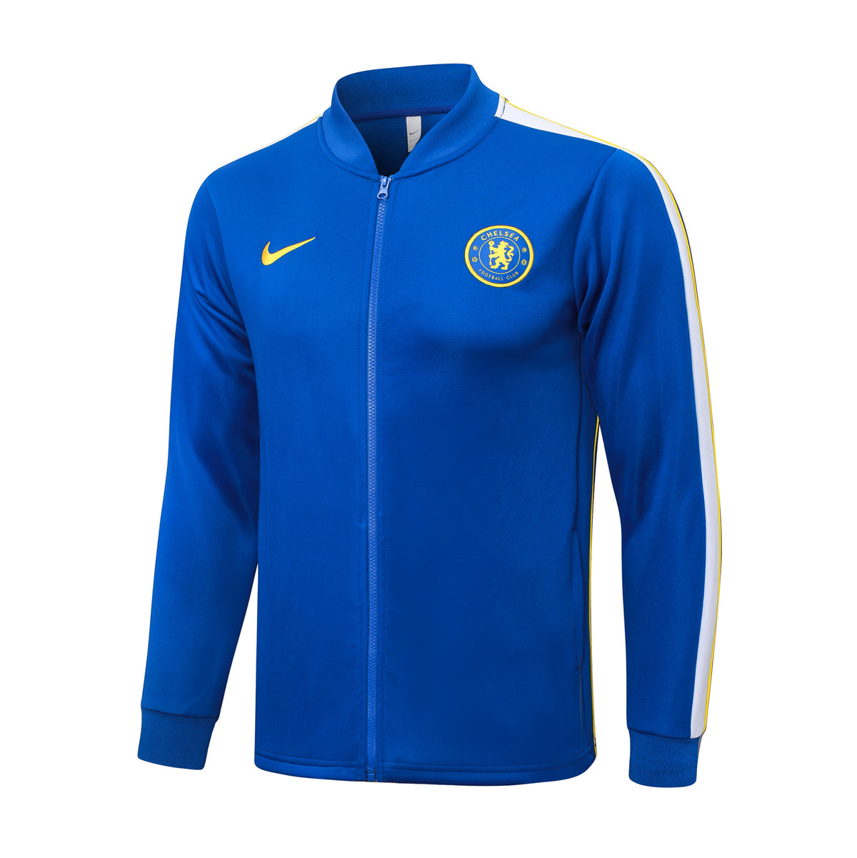 2026/27 Chelsea Full-Zip Training Suit – Royal Blue/Black - top only front