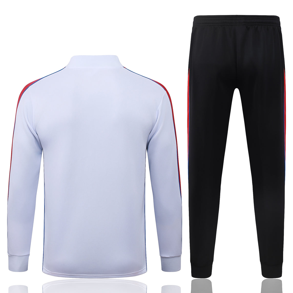 2026/27 Paris Saint-Germain Full-Zip Training Suit – White/Black/Red - full set back