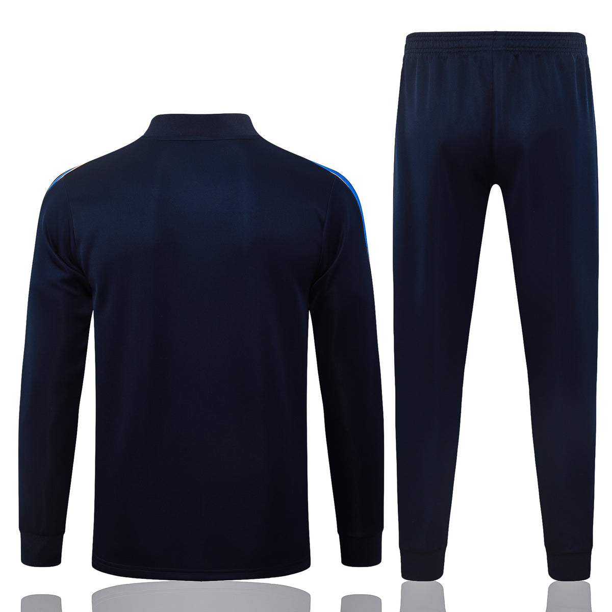 2026/27 France Full-Zip Training Suit – Navy/Royal Blue/Orange - full set back