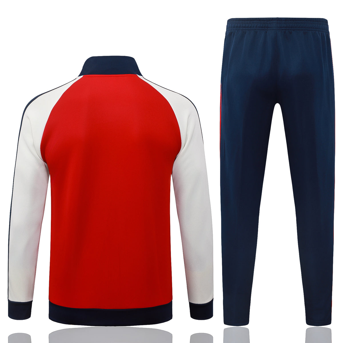 2026/27 Arsenal Full-Zip Training Suit – Red/White/Navy - full set back