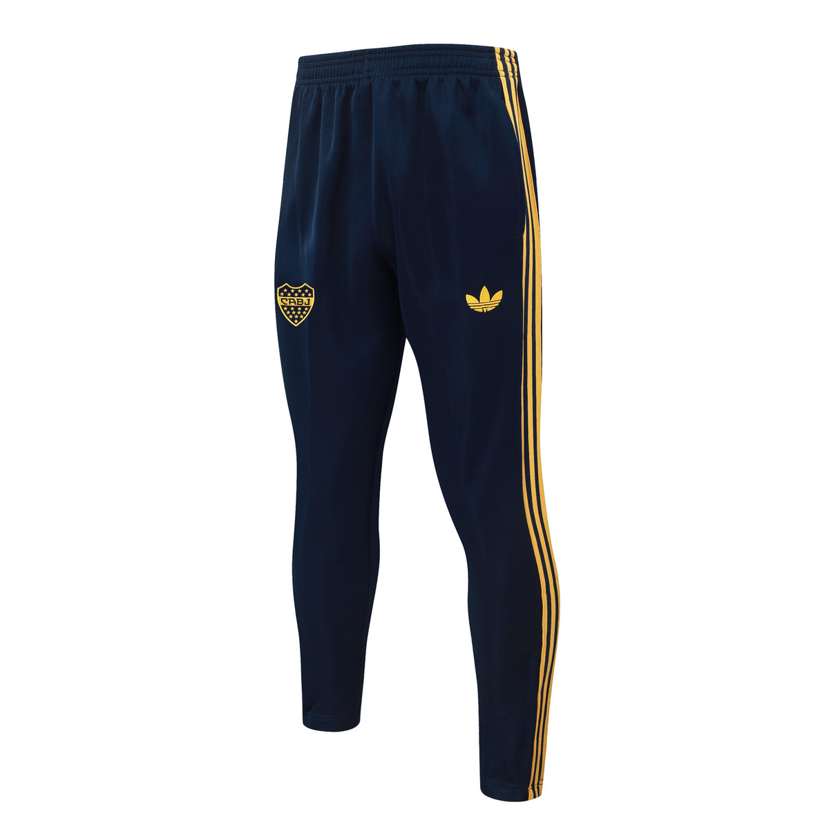 2026/27 Boca Juniors Full-Zip Training Suit – Navy/Royal Blue/Gold - pants only front